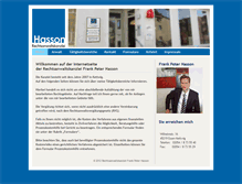 Tablet Screenshot of anwalt-hasson.de
